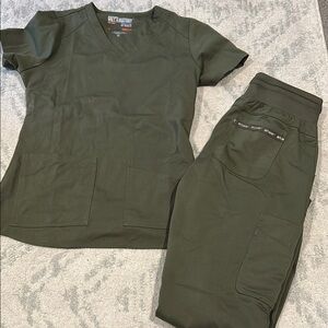 Green Scrub Set